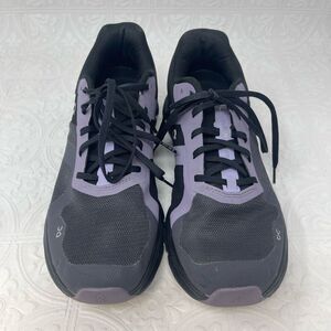 On Cloudrunner Black Purple Athletic Cloudtec Running Sneakers Shoes Size 9